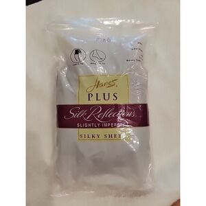 Hanes Silk Reflections Plus Collection Size 3 Plus Barely There 3 Pair Imperfect